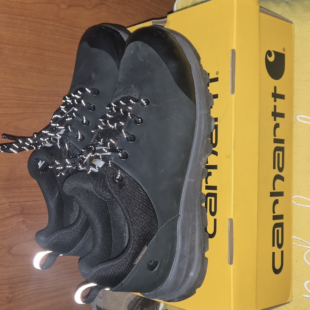 Carhartt Men's Black Waterproof 3" Alloy Toe Work/low-Cut Hiker Shoes Size 11